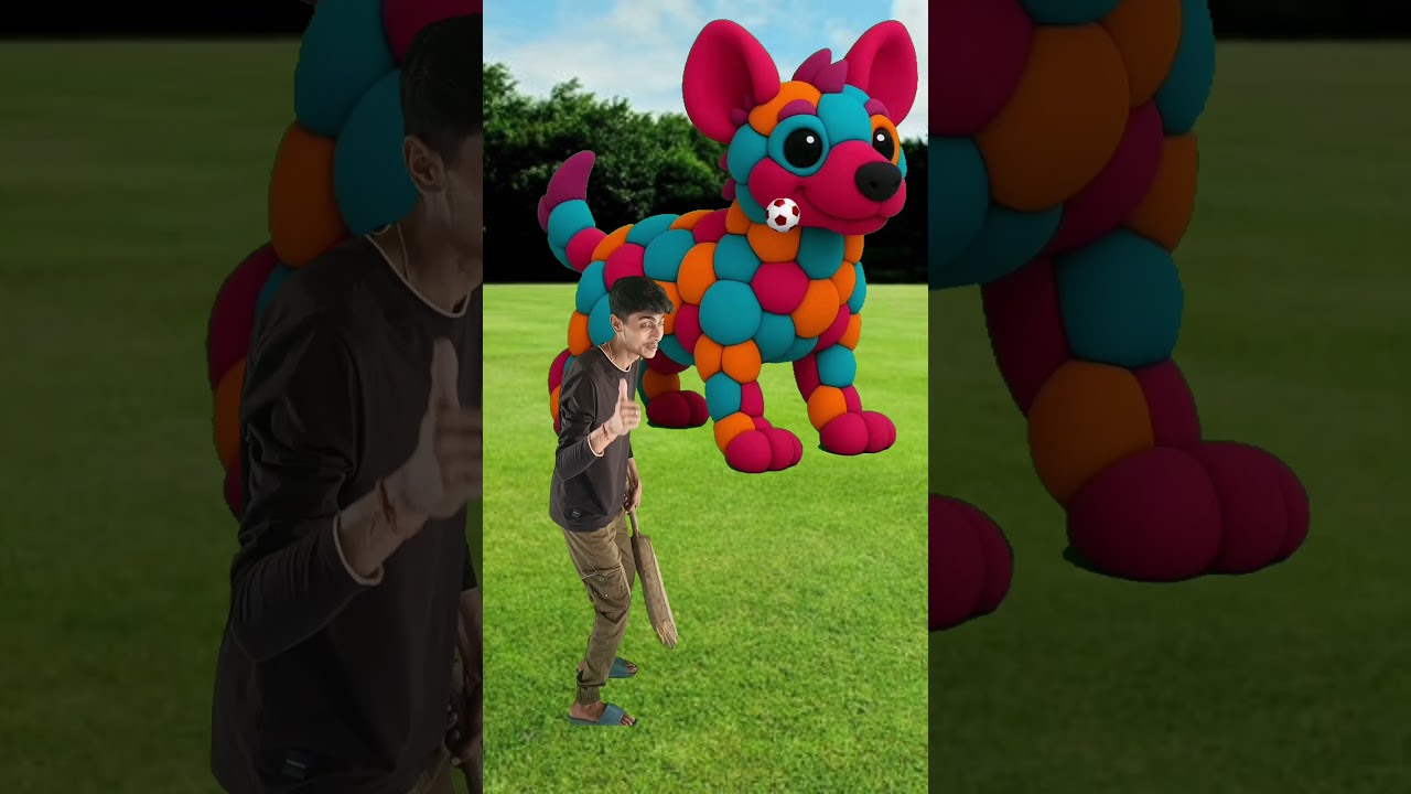 The Creative Dog Mascot Takes Over the Football Field #shorts