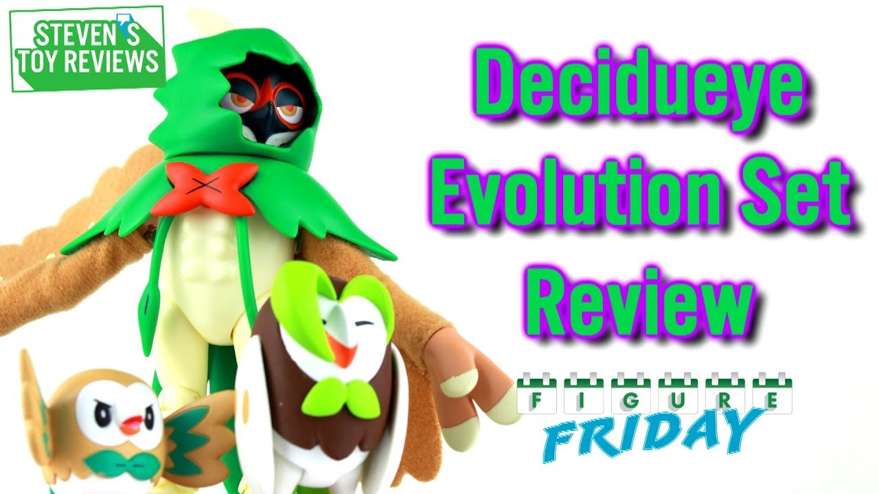 Tomy Decidueye Evolution Set Review Toys R Us Exclusive