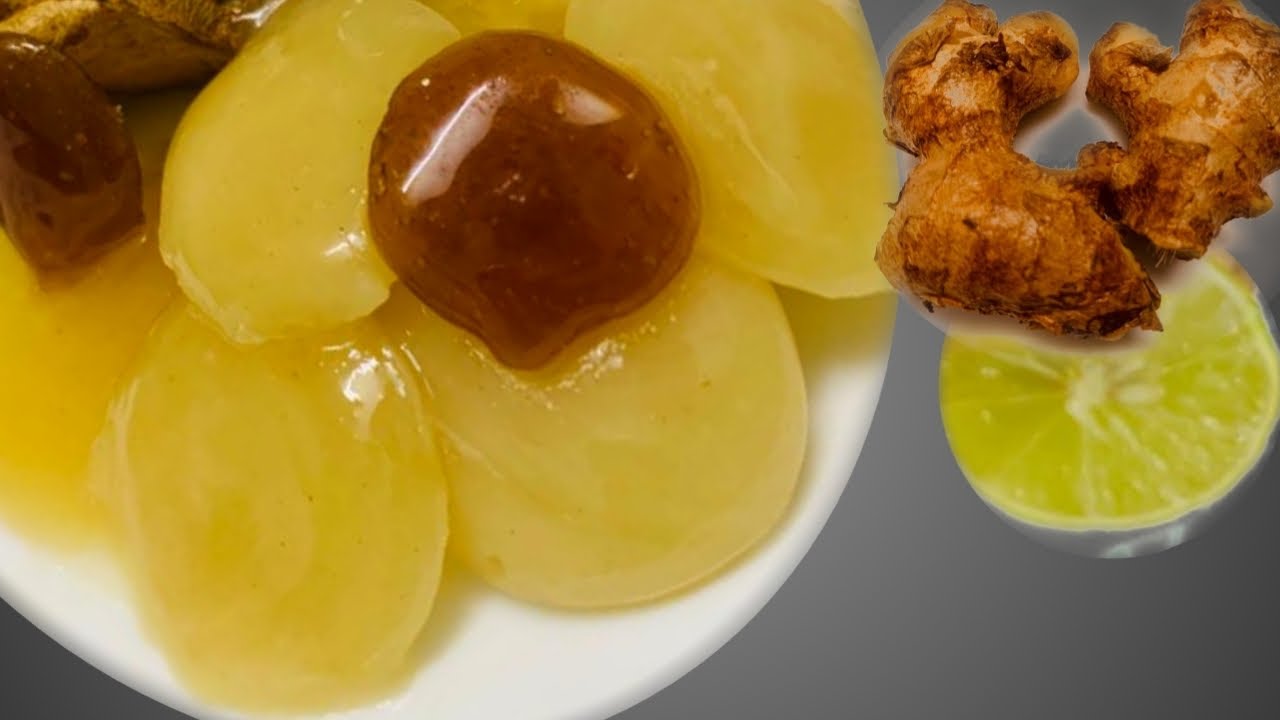 Ginger Honey Lemon drops, Homemade Ginger candy -natural cough ,cold remedy, #candy recipe
