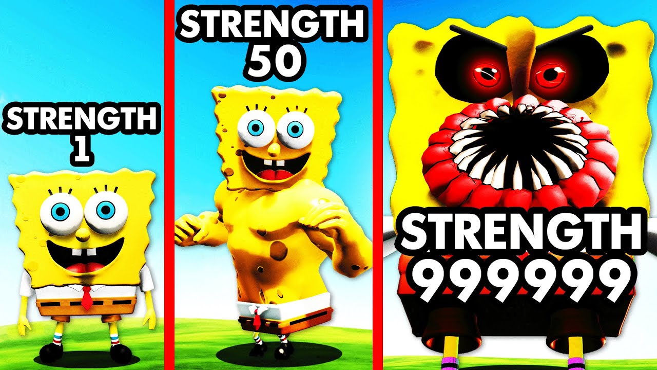 Upgrading SPONGEBOB Into STRONGEST EVER (GTA 5)