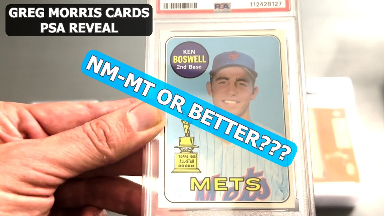 VINTAGE NM-MT or BETTER? Greg Morris (GM) Cards 25-Card PSA Reveal