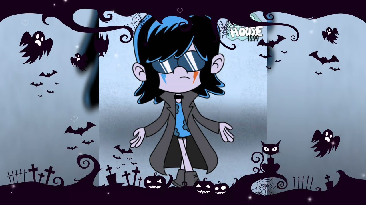 the loud House lucy loud 🖤🖤✍️🕸️🕸️📓