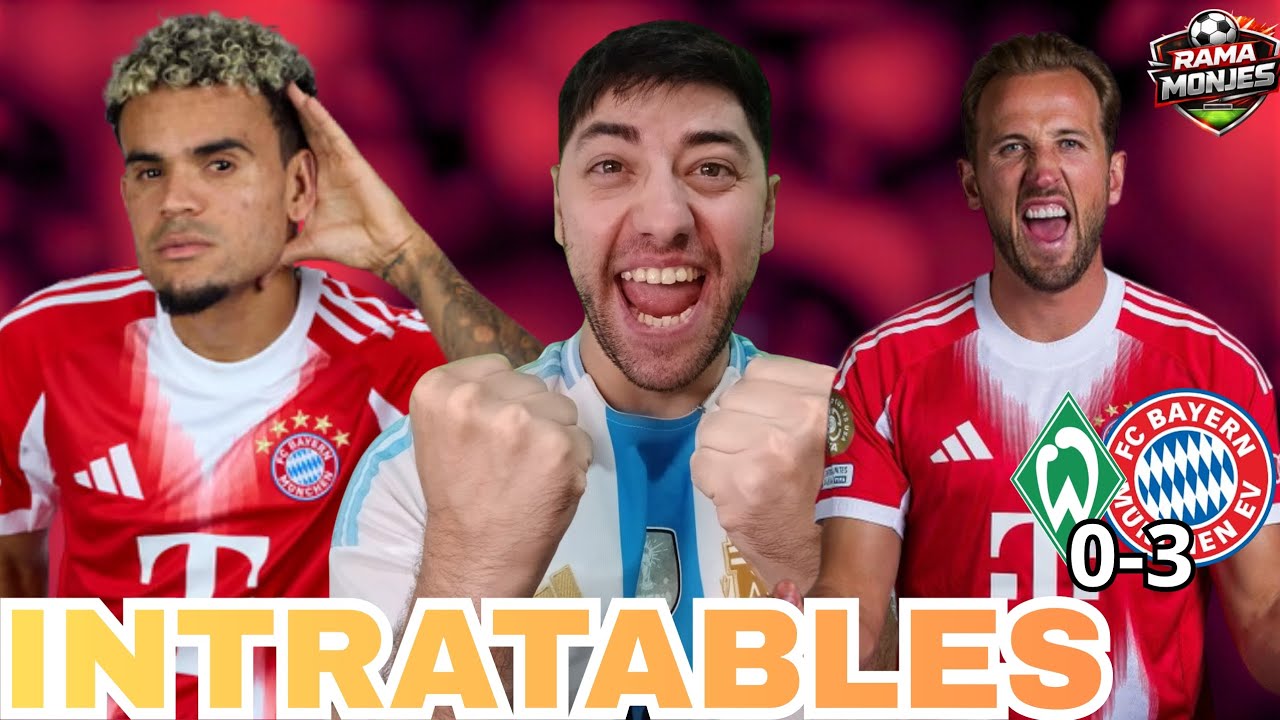 🔥🇨🇴LUCHO DÍAZ IMPARABLE! 🇦🇷NARRADOR ARGENTINO ELOGIA con ÉNFASIS a LUCHO | BREMEN 0-4 BAYERN MUNICH