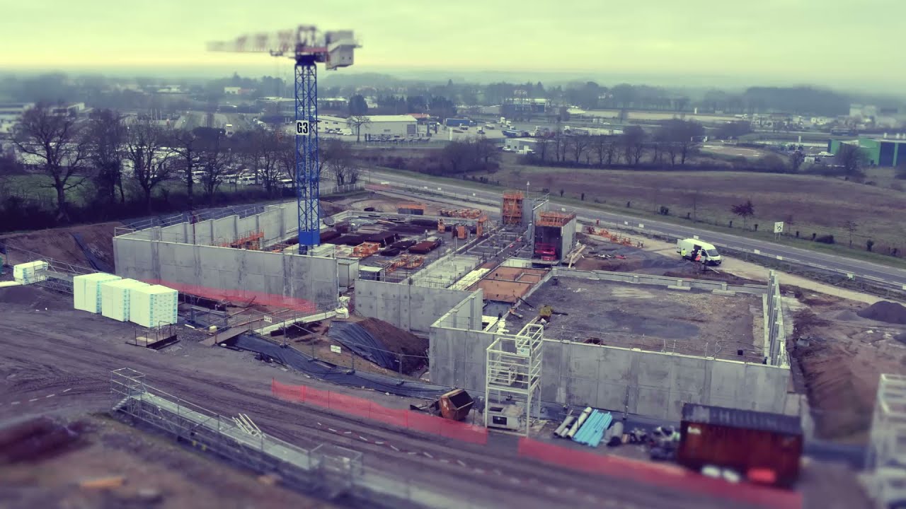 Complexe sportif et Gymnase - Timelapse de chantier