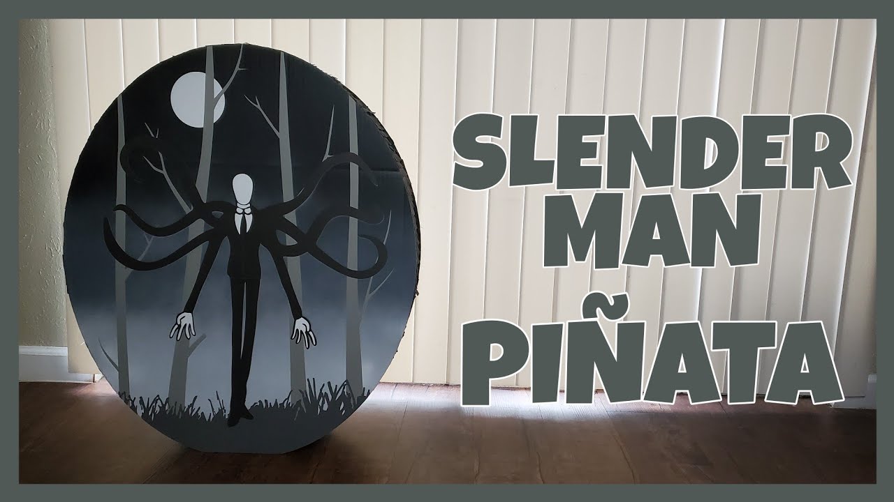 Cristina's Creations | DIY Slenderman Piñata