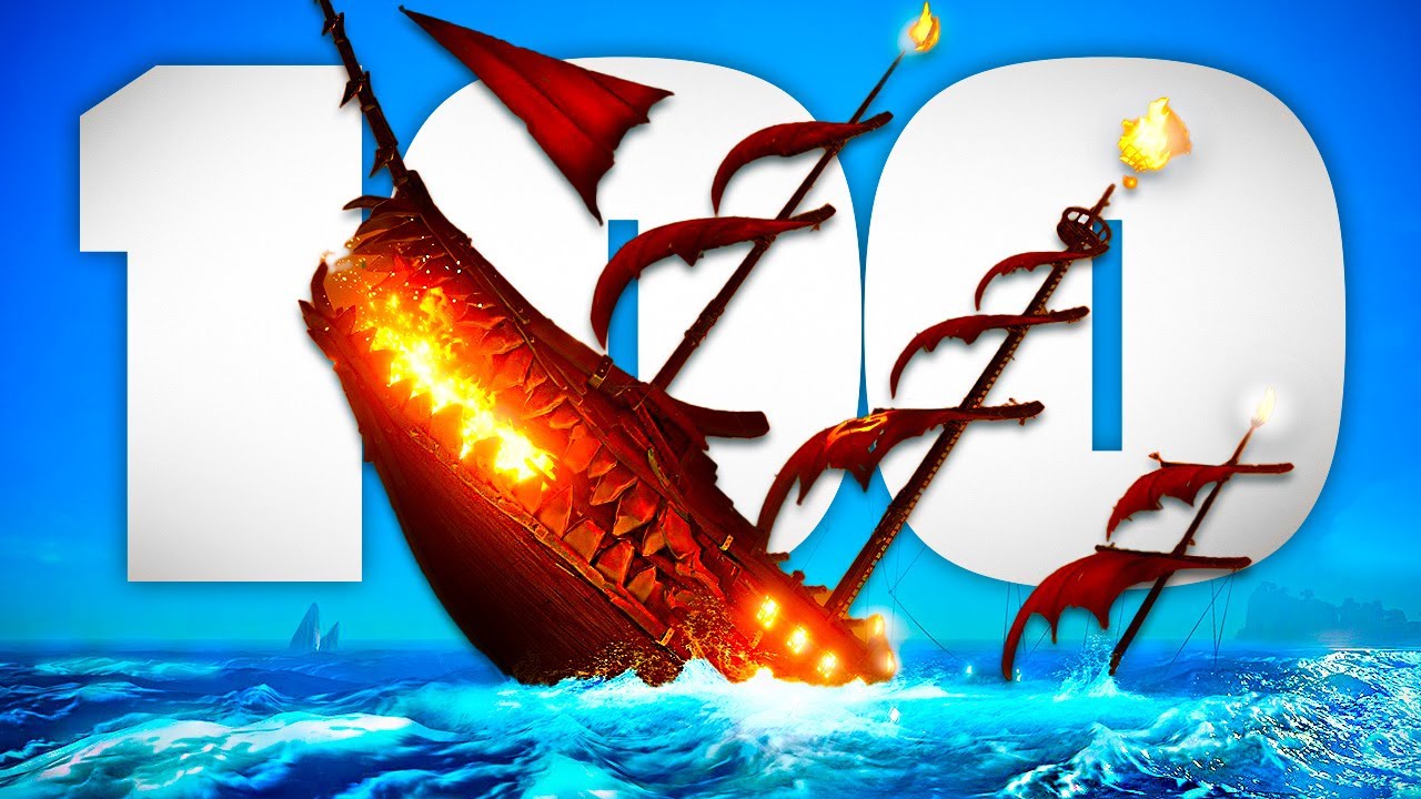 J'ai coulé 100 Burning Blades sur Sea Of Thieves