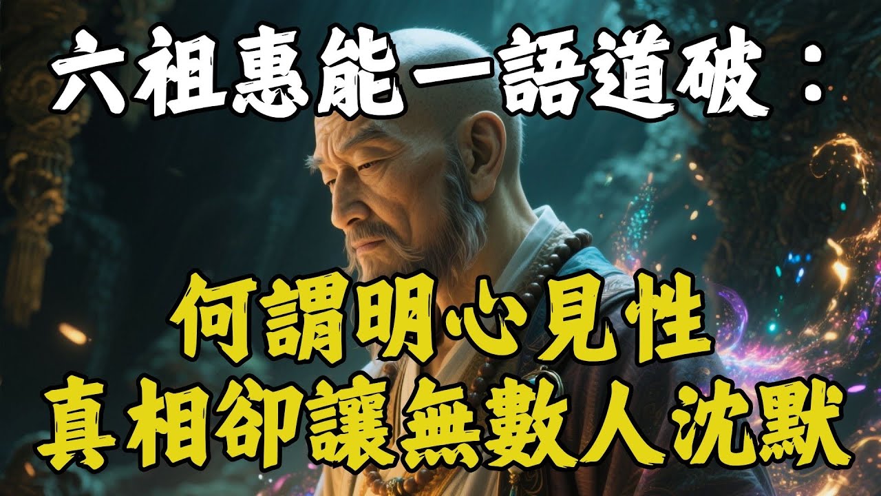 [紅塵煉心] 🔥禪宗高僧慧能一問：明心見性到底見的是什麼？答案讓無數修行人沈默。 #佛教