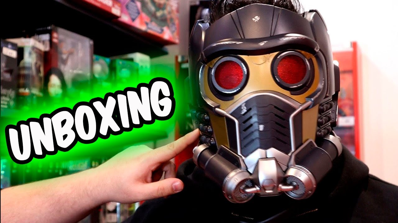 Casco STAR LORD de MARVEL LEGENDS Hasbro - QUE PUEDES USAR -  Unboxing