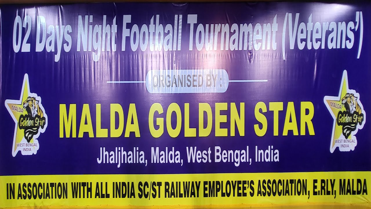 02 DAYS NIGHT FOOTBALL TOURNAMENT (VETERANS') 2025 ORGANISED BY MALDA GOLDEN STAR, JHALJHALIA, MALDA