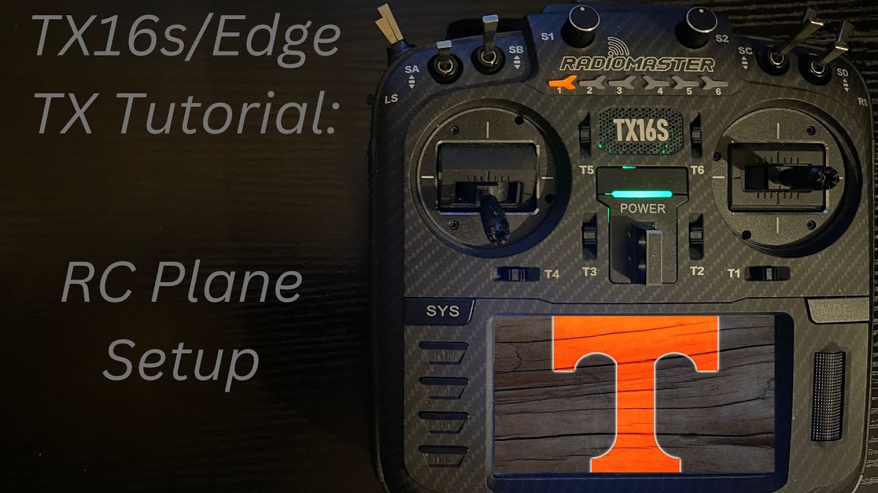 Radiomaster TX16s/Edge Tx: RC Plane Setup without Template