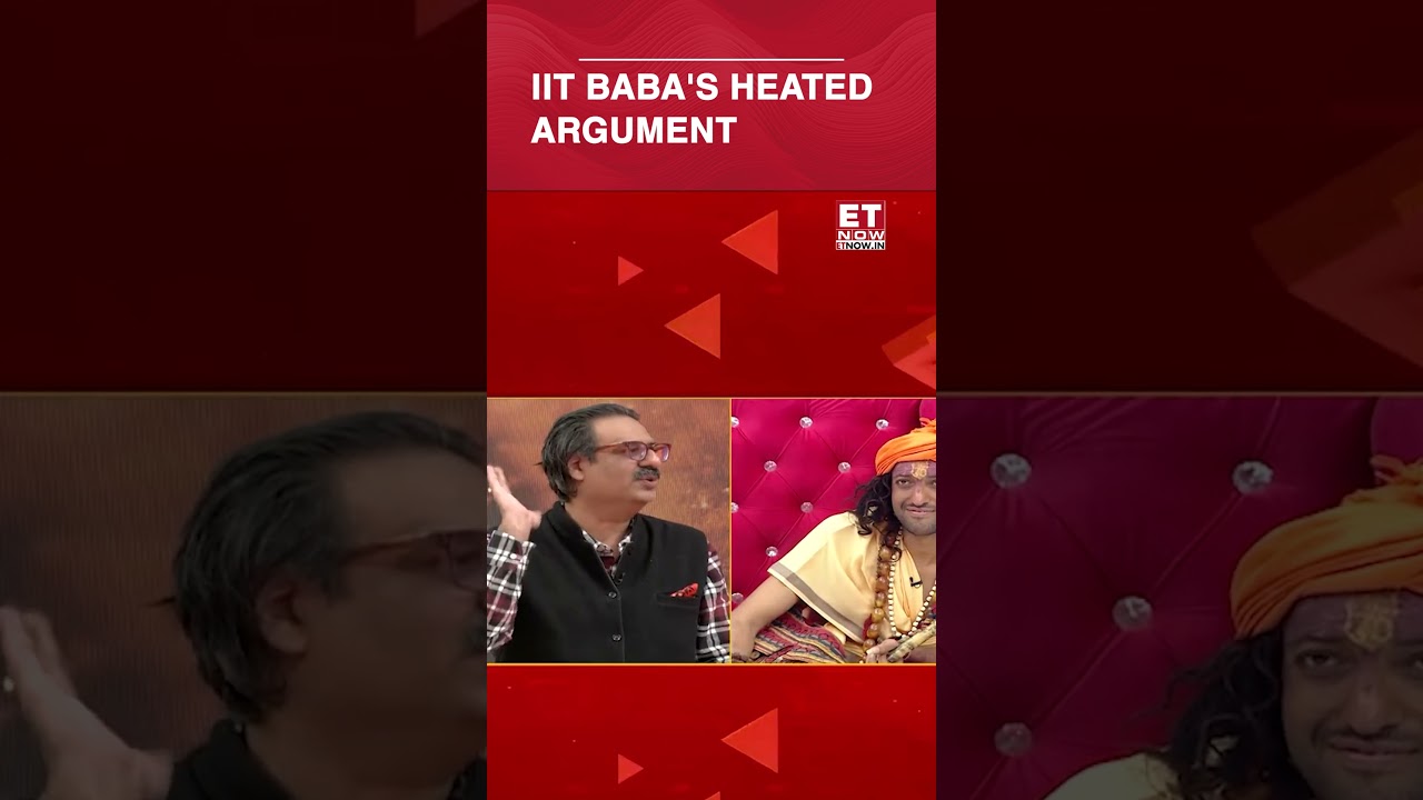 IIT Baba Abhay Singh Engages Into Heated Argument During Debate | #etnow #iitbaba #abhaysingh