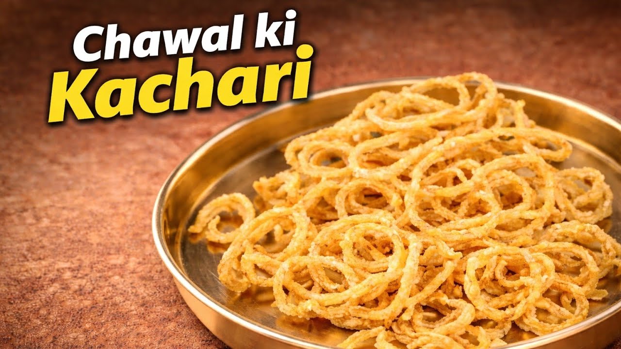 Super Crispy Chawal Ki Kachari #recipe#chawal kikachari#snacks#holispecial#holifood#cooking#food 