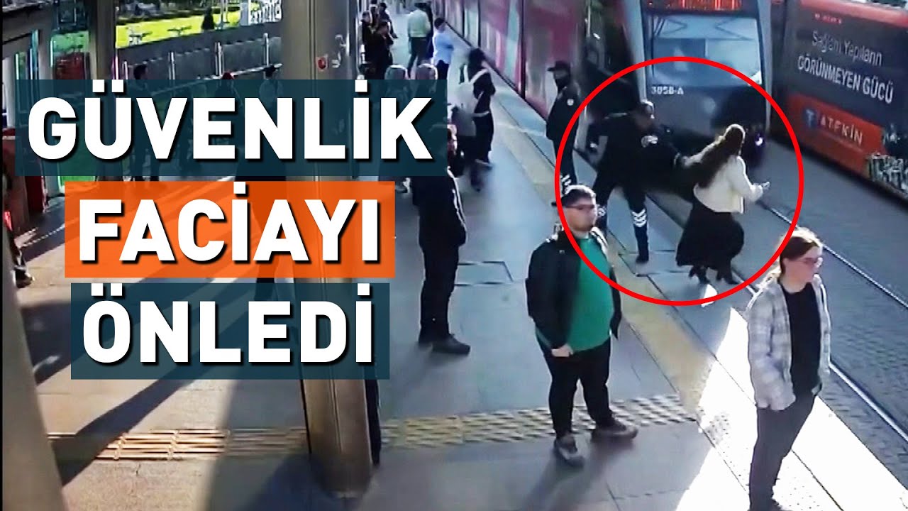 Kahraman G&uuml;venlik G&ouml;revlisi, Korkun&ccedil; Kazayı Son Anda &Ouml;nledi! | NTV