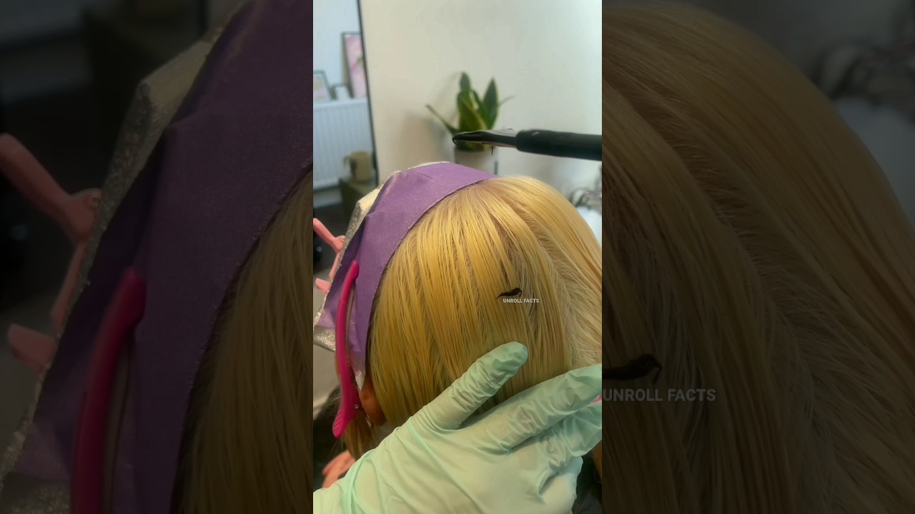 The hairstylist made a silly mistake.