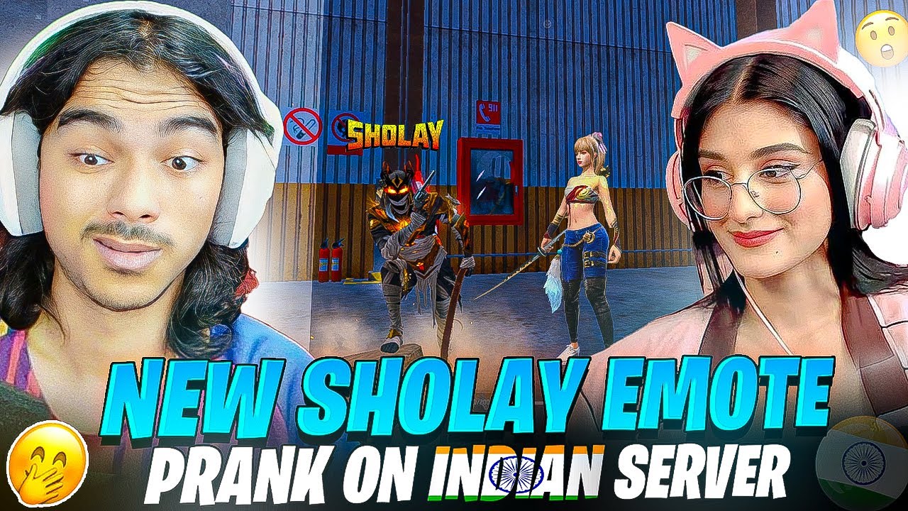 New Sholey Emote & Booyah Pass Bundle Prank on Angry Girl Youtuber😱 Garena freefire