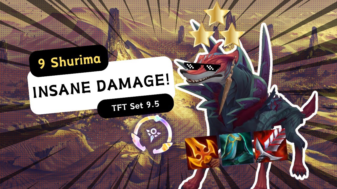 9 Shurima is seriously OP!!! ⭐⭐⭐ | TFT Set 9.5 Full Gameplay