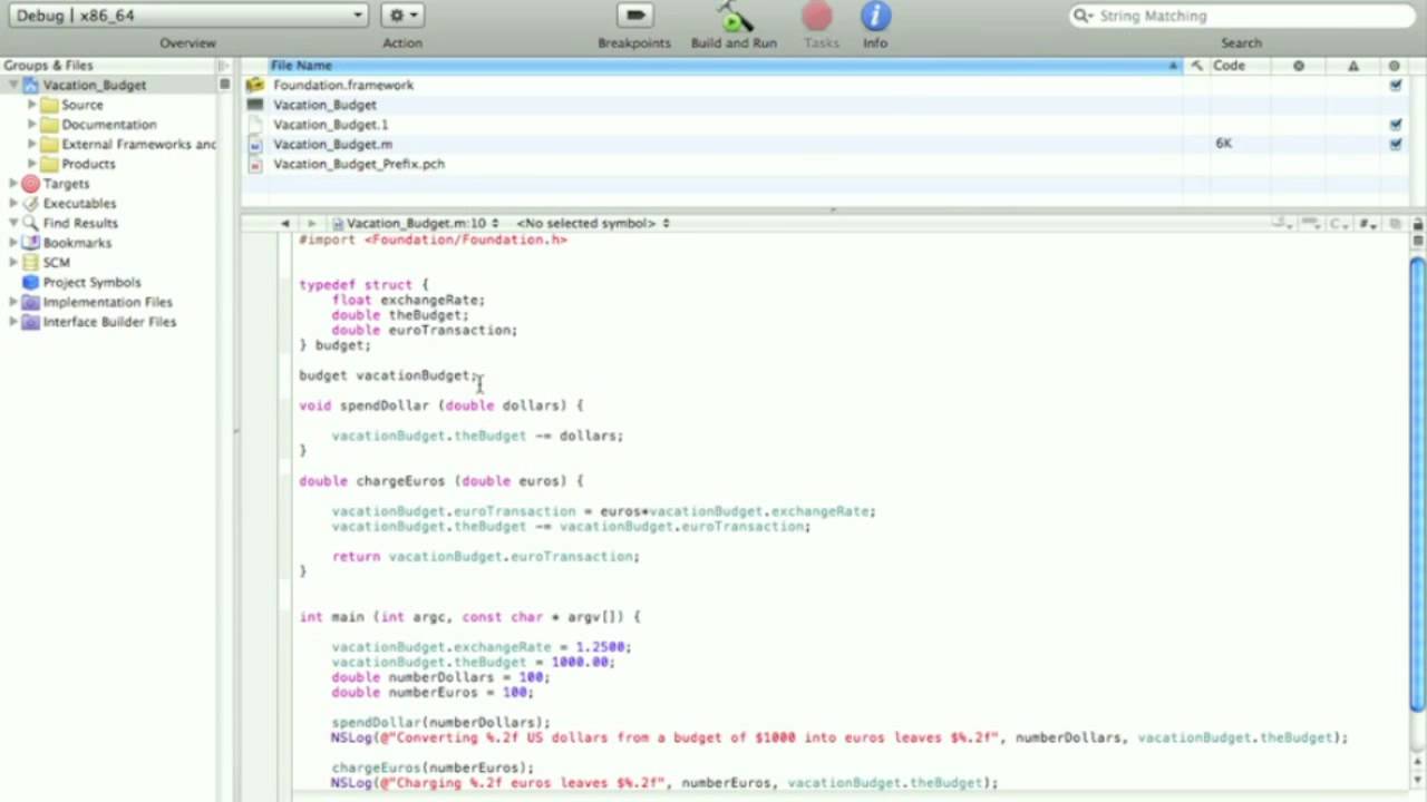 Objective-C Tutorial - Lesson 11: Part 1: Scope of Variables