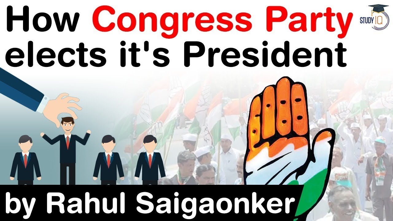 How Indian National Congress party elects its President? Constitution of INC explained 