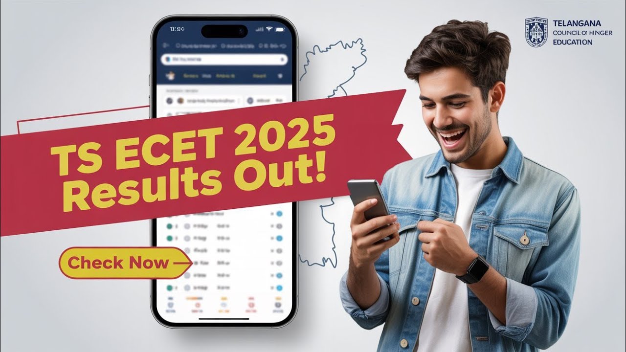 TS ECET 2025 Results Out Now &ndash; Check Your Rank Today! #tsecet  #results