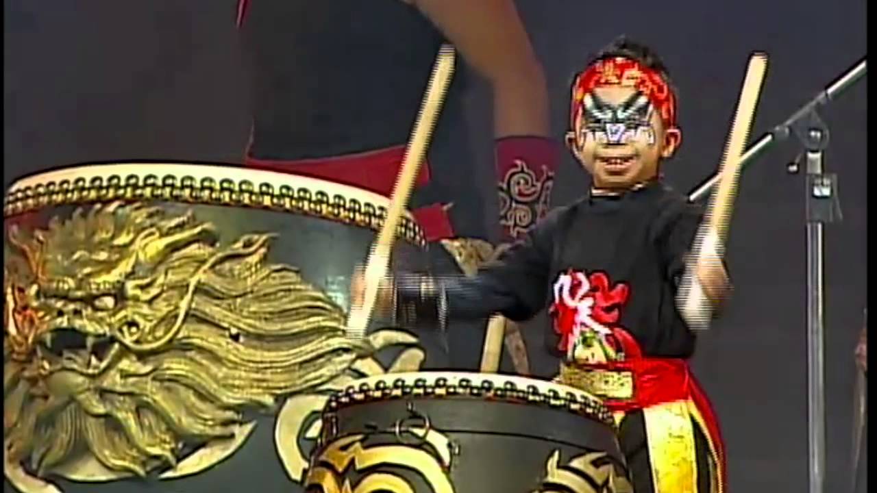 九天民俗技藝團與寶貝聯盟合演