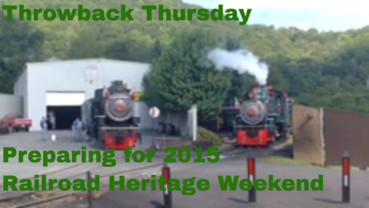 #TBT 2015 Tweetsie Railroad Preparing for Railroad Heritage Weekend