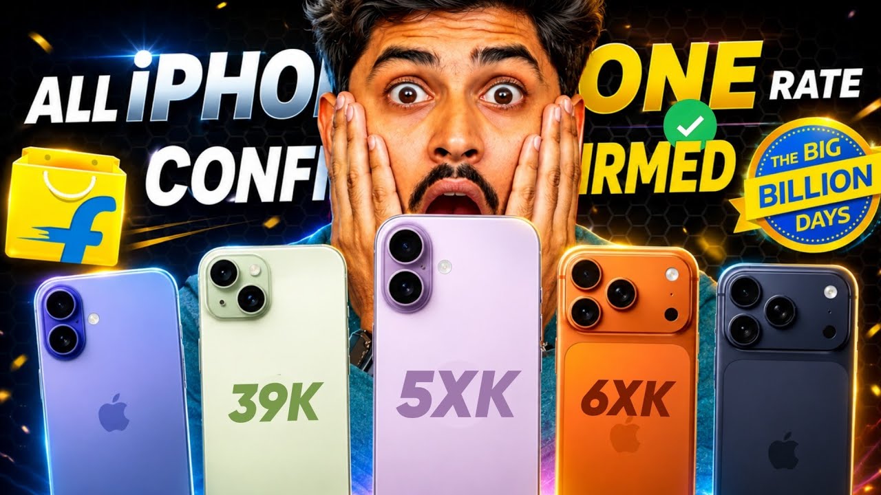 Flipkart Big Billion Day Sale iPhone Price 2026 🔥 iPhone 15 16 17 17 pro Amazon Great India Festival