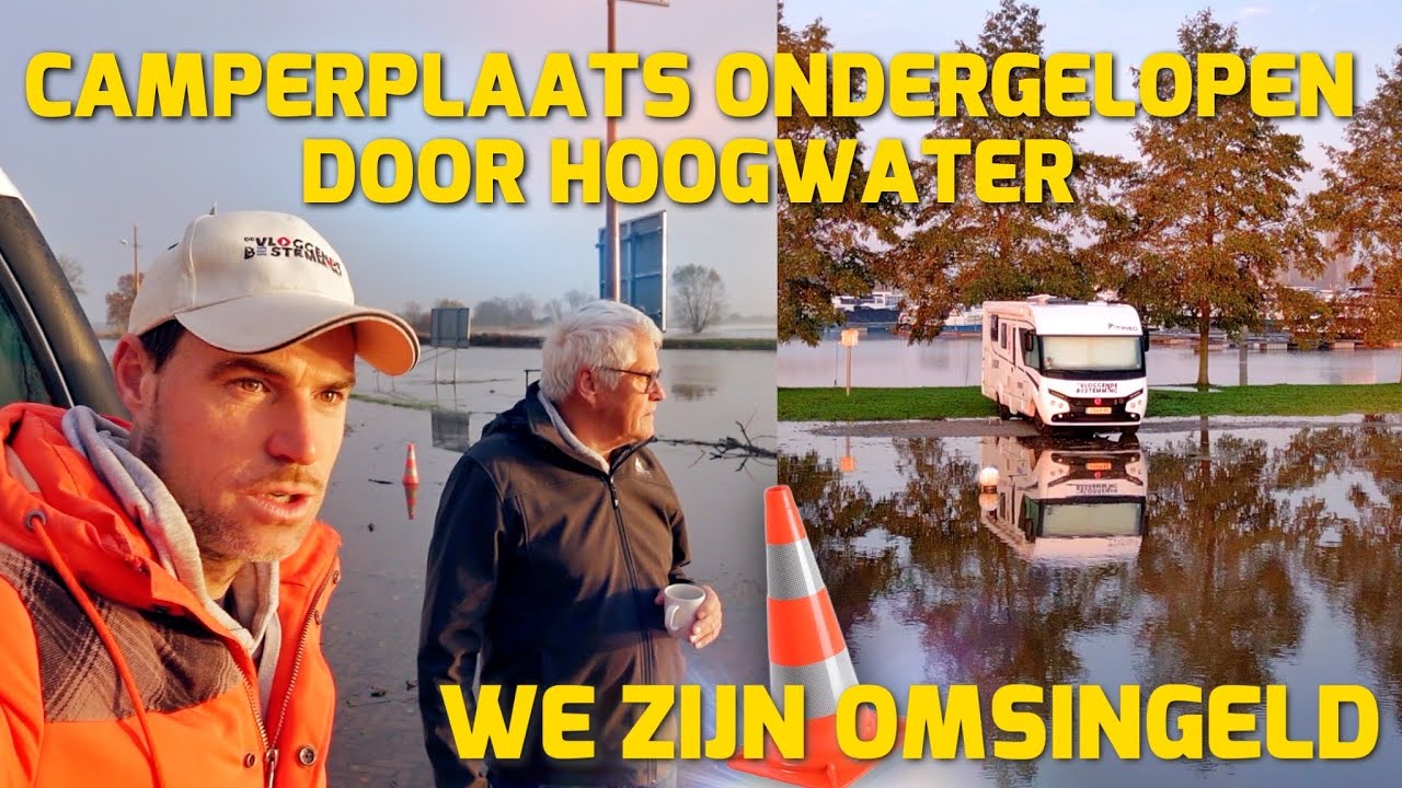 CAMPERPLAATS ONDERGELOPEN DOOR HOOGWATER! WE ZIJN OMSINGELD! #218
