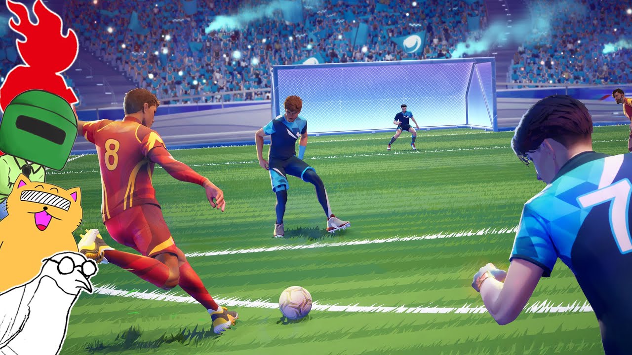 同接が14万人を超えた新作サッカーゲームで爆笑する男たちwwwww【REMATCH】