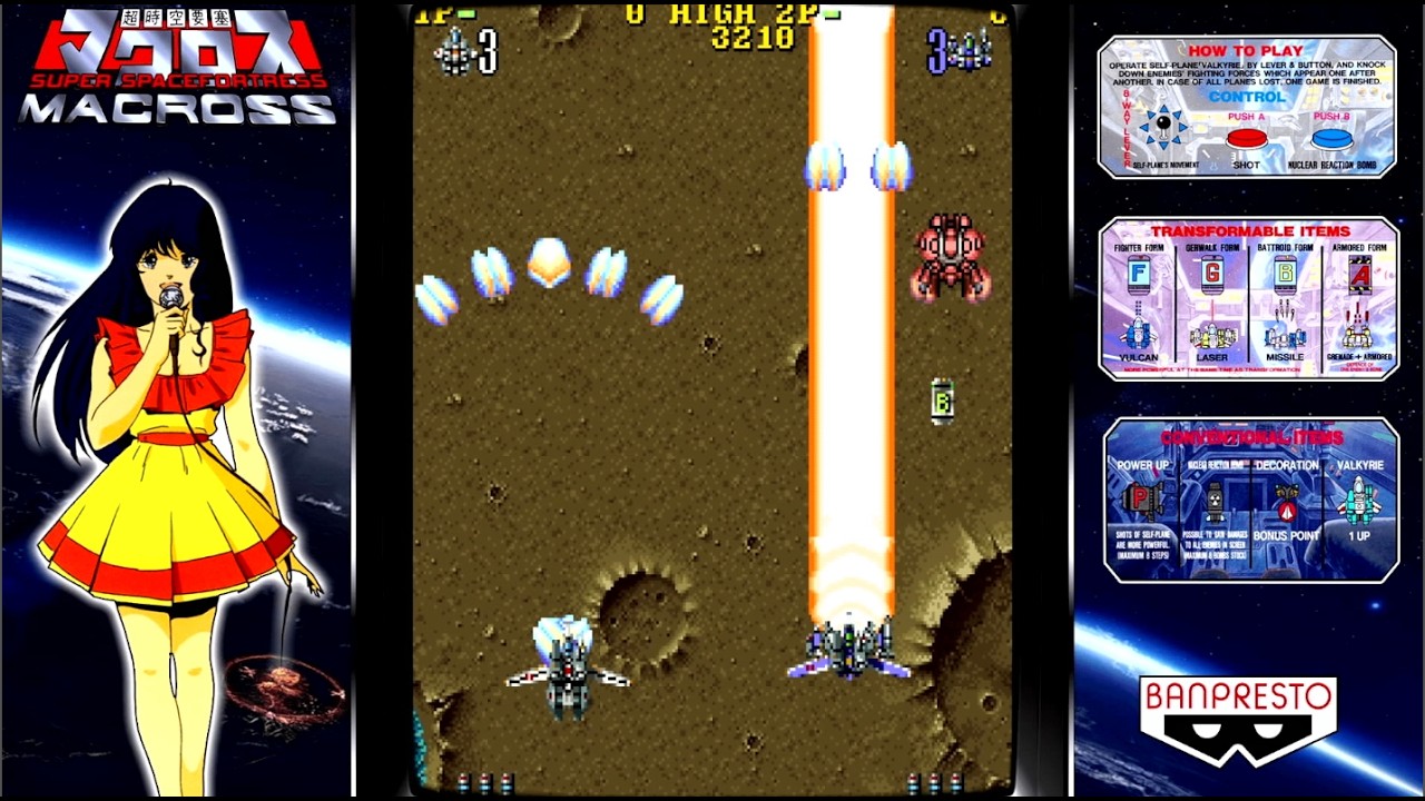 Playing Super Spacefortress Macross | Retro Arcade 00