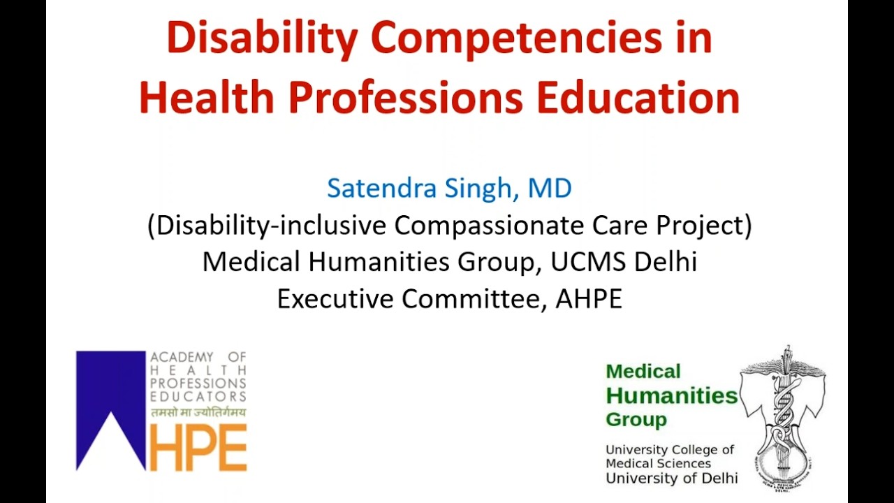 Disability Competencies in  Foundation Course Dr. Satendra Singh