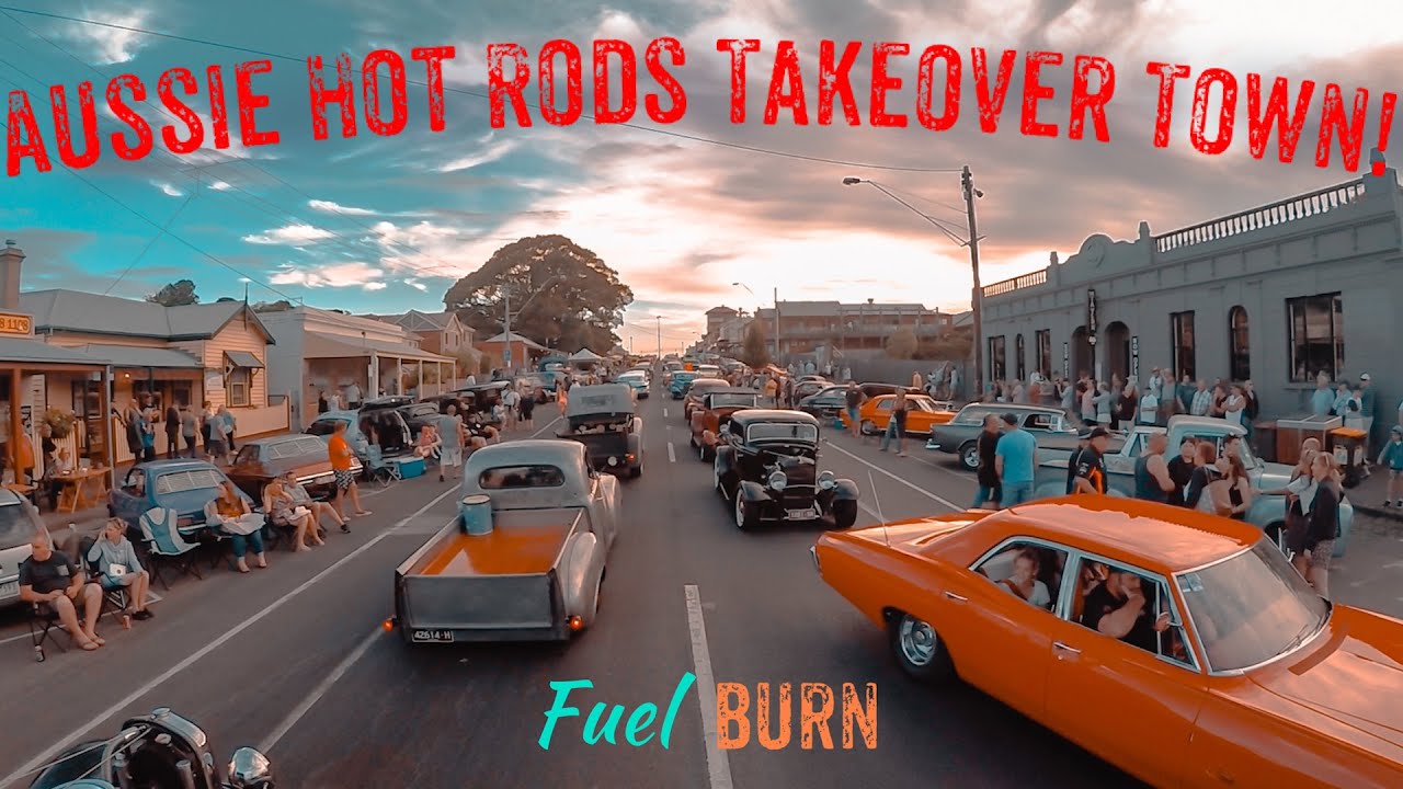 Aussie Hot Rods Takeover Town! [RAW FOOTAGE]