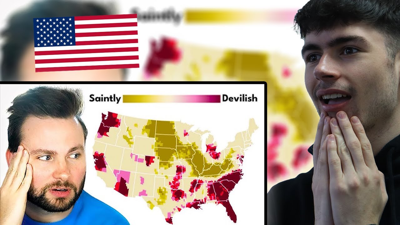 These Maps Will Change How You See The USA | BRITS React