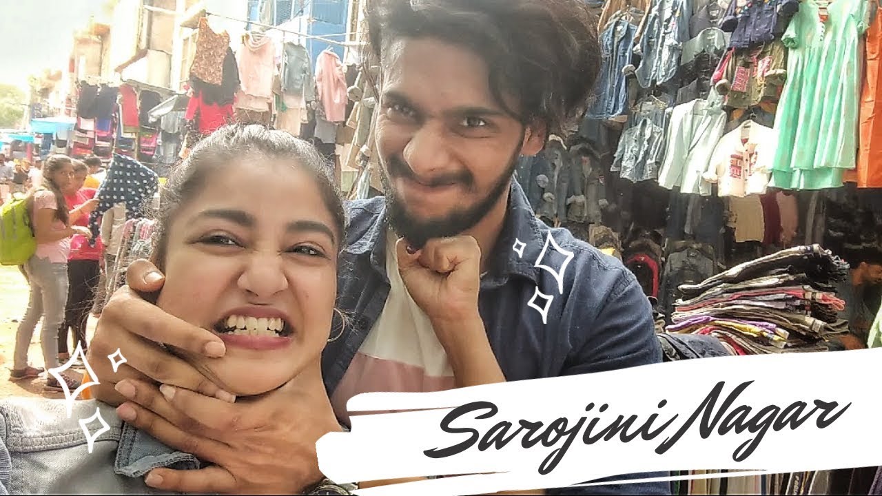 SAROJINI Nagar Market with Bae 