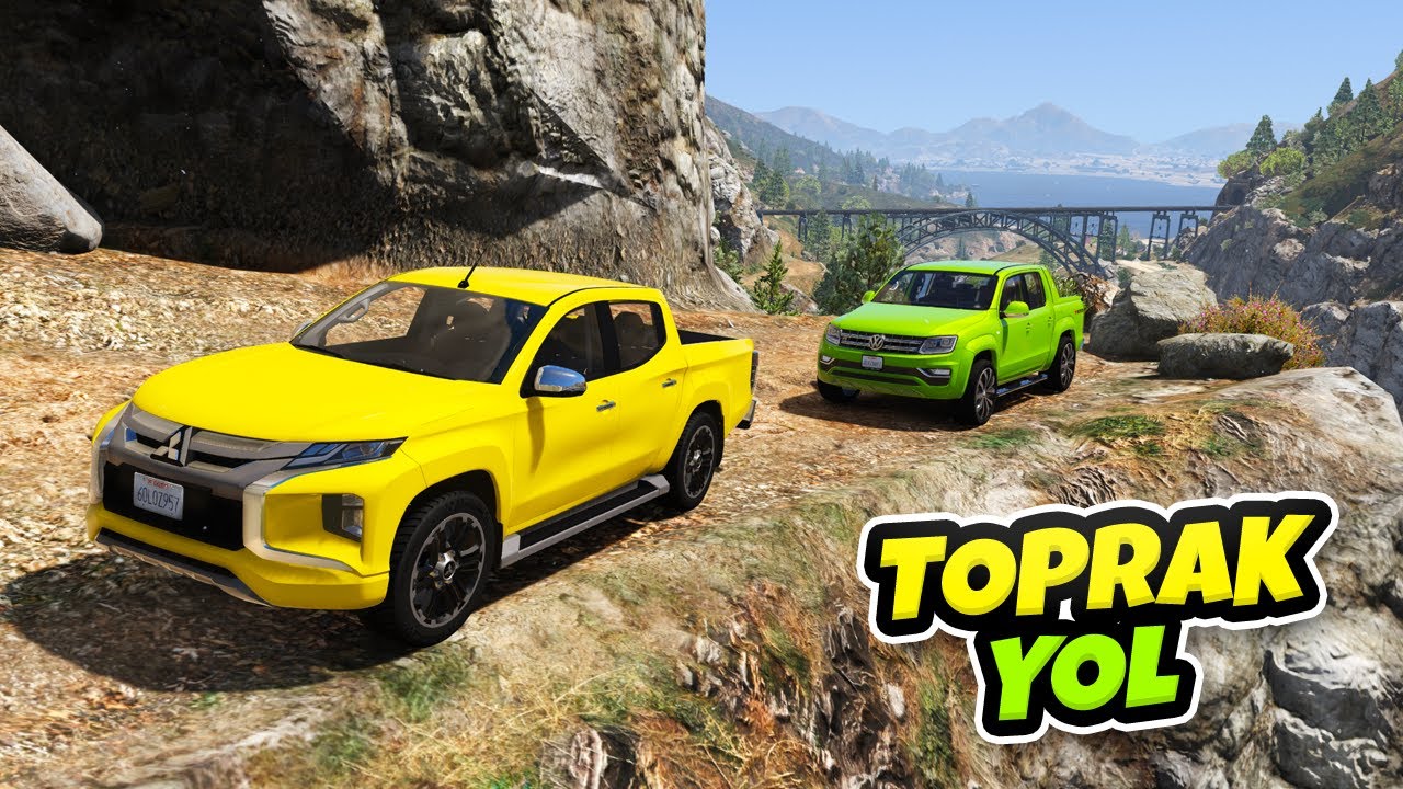 🛻 4x4 Pikap Arabalar Tehlikeli Dağ Yolunda 🛻 GTA 5