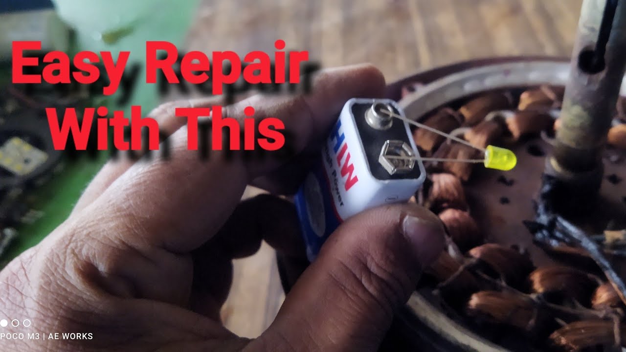 Ceiling Fan Easy Repair With This || Ceiling Fan Not Working How To Fix