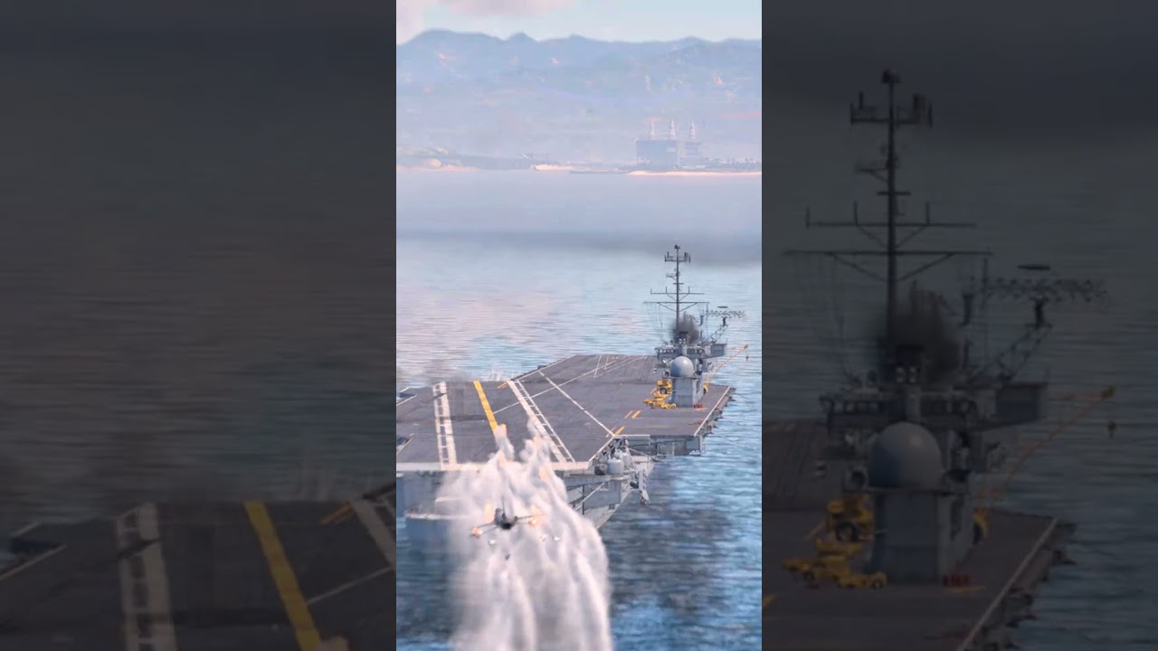 F 16 vs Aircraft Carrier The Science of Modern Naval Air Warfare