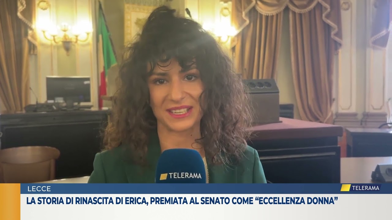 La storia di rinascita di Erica, premiata al Senato come “Eccellenza donna”