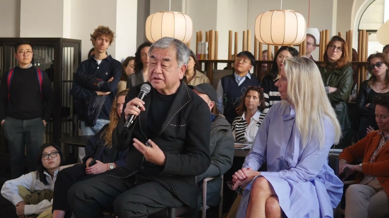 designboom interviews: kengo kuma, CKR, drill design & aoi huber kono for time & style at MDW
