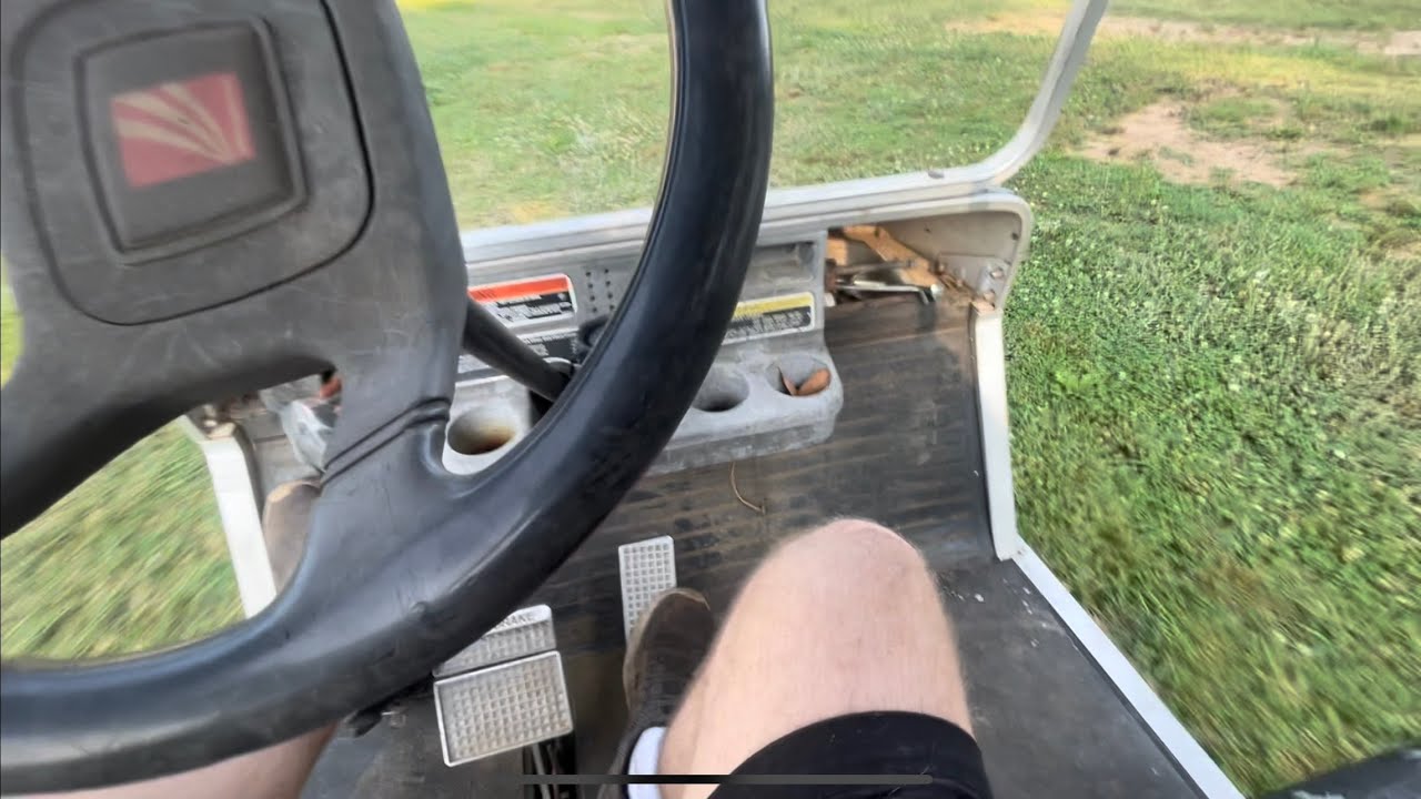 Fixing a junk Hyundai golf cart … again