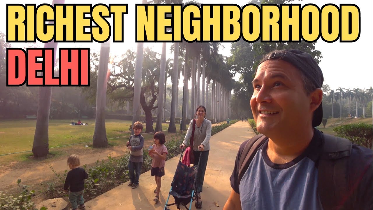 We Visited One Of The RICHEST Neighborhoods In DELHI 🇮🇳 JOR BAGH