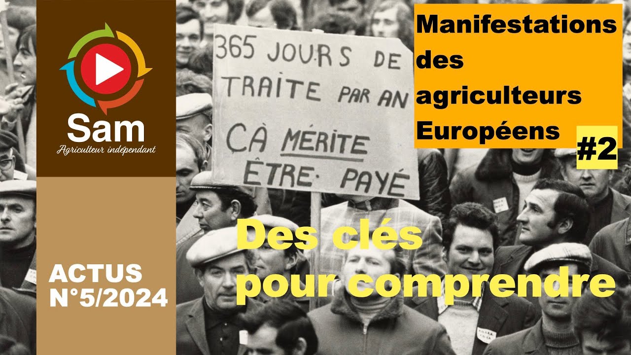 Manifestations agricoles #2.Syndicats,accords de libre échanges,revenus, transition écologique,PAC..