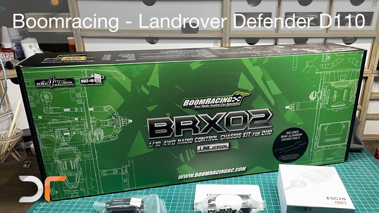 Unboxing - Erster Eindruck - Boomracing BRX02 Link Version - Team Raffee Landrover Defender D110
