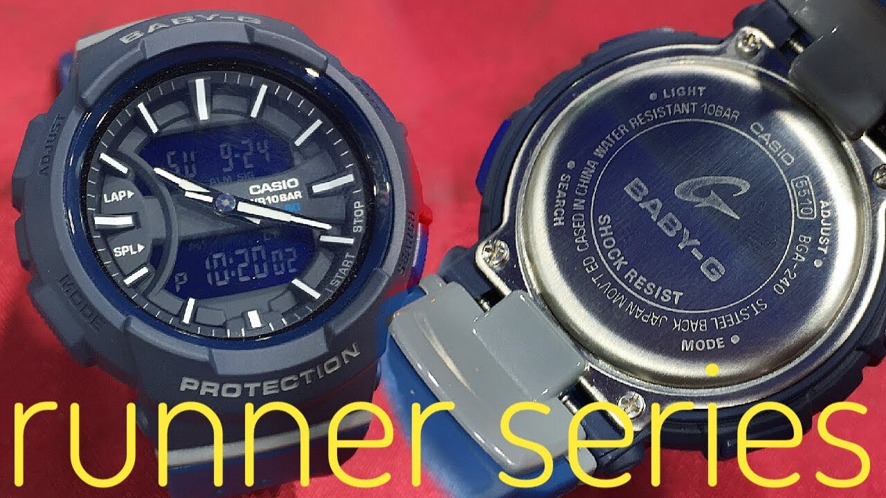 Casio BGA-240-1A2JF Runner Series Baby-G