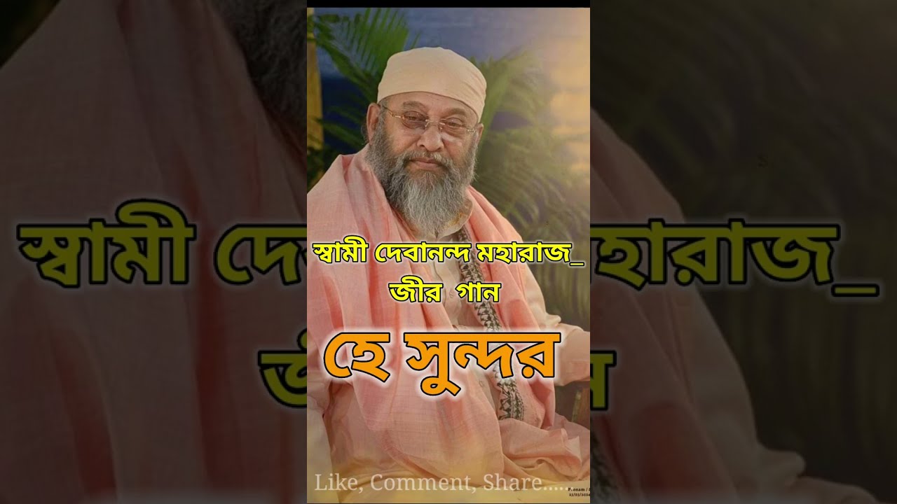 স্বামী দেবানন্দ মহারাজ জীর গান || হে সুন্দর ||#song #swamidebanandamaharaj #swamidebanandaashram