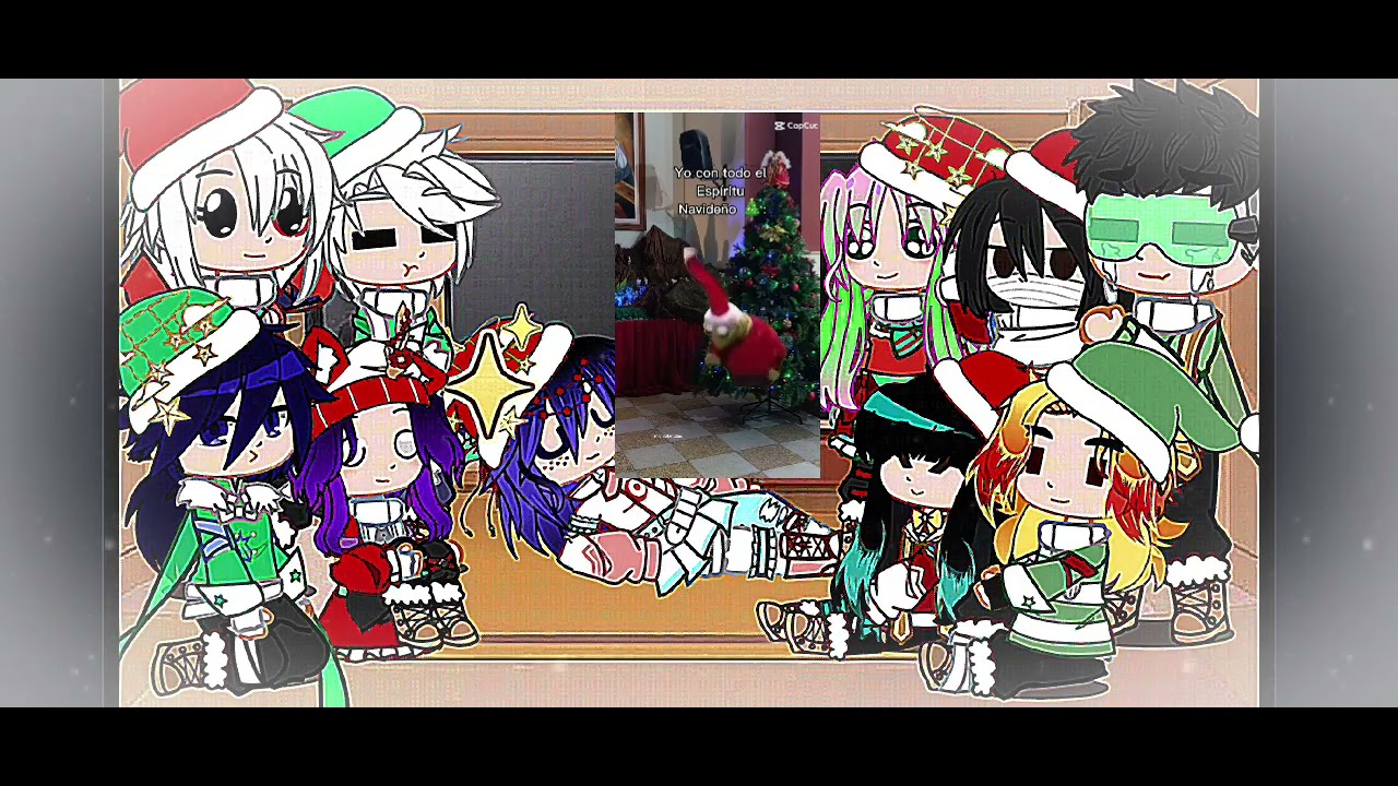 Los pilares reaccionan a tik Toks de Navidad 🎄_ {Gacha nox }_ 🪄✨_ (Parte 1) 🎀💐