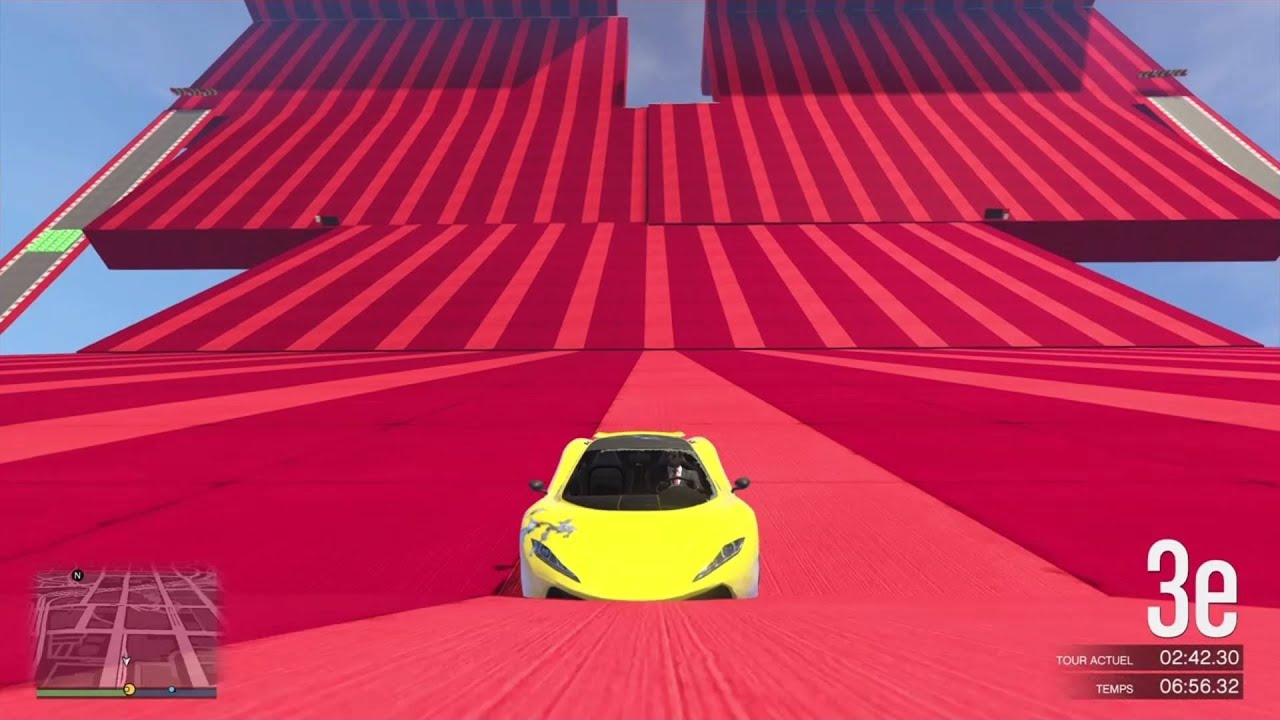 LE PLUS GRAND MUR DU MONDE (COURSE CASSE COU) GTA 5 ONLINE