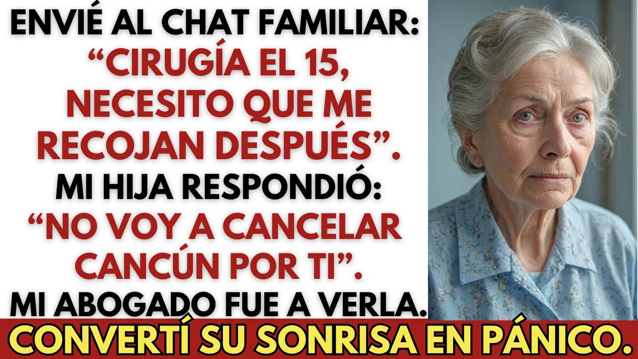 Envié al chat familiar: “Cirugía el 15, necesito que me recojan después”. La respuesta de mi hija...