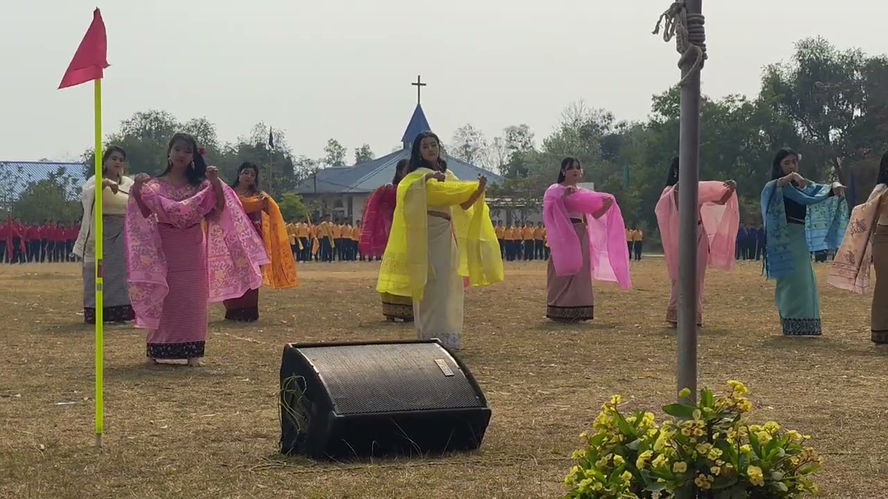 Langlagi Jagoi by students of @ St.Xavier's School Moirang##Annual Sports Meet 2026