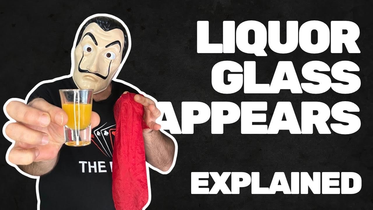 LIQUOR GLASS APPEARS ! MAGIC TRICK TUTORIAL 🪄 Gimmick Step by Step #tricks #magic #foryou
