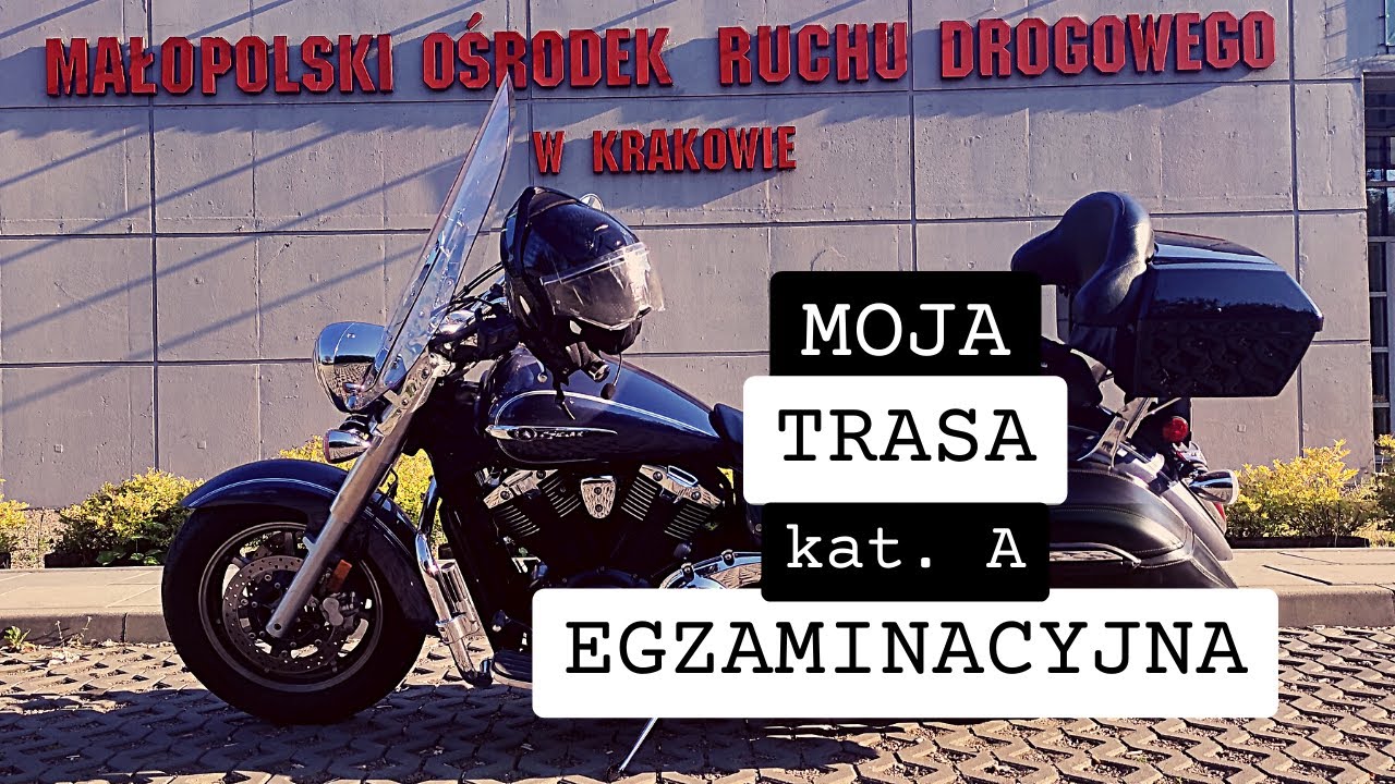 Moja trasa egzaminacyjna na kat. A | Prawo jazdy na motocykl, MORD Kraków - ul. Koszykarska
